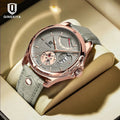 QINGXIYA Brand Luxury Business Men's Quartz Wristwatch Waterproof Date Leather Man Watch Fashion Watches For Men Reloj Hombre